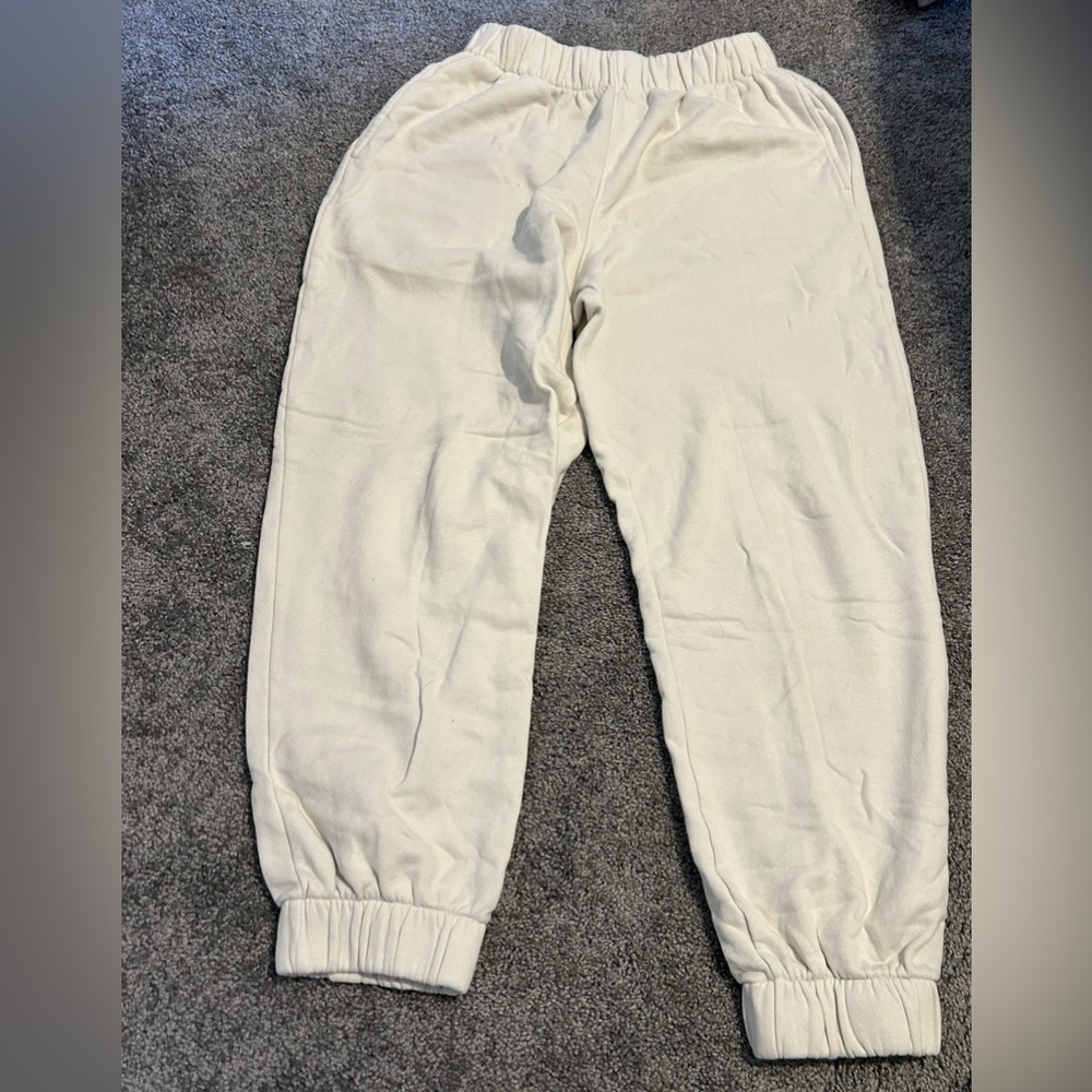 Gap, medium, cream sweatpants